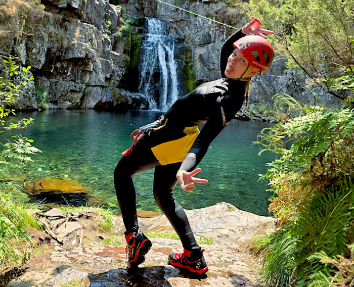 Last rappel of Canyoning Arado Superior